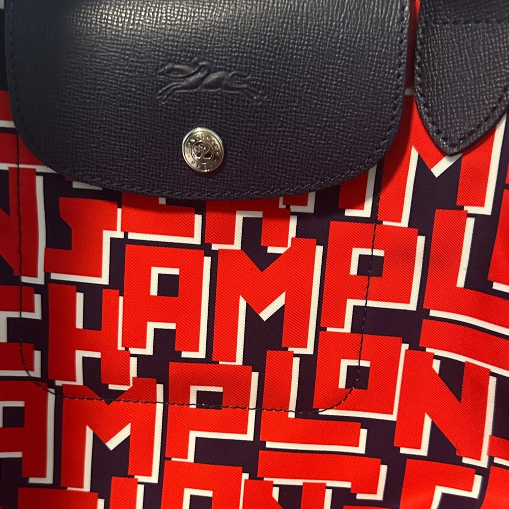 Longchamp Red and Blue Women's Bag - Picture 2 of 4